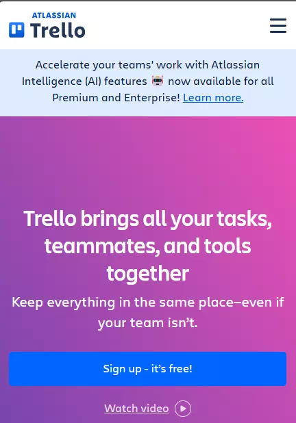Trello Board Example