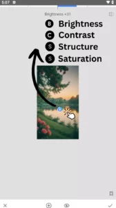 Make Selective Edits in snapseed